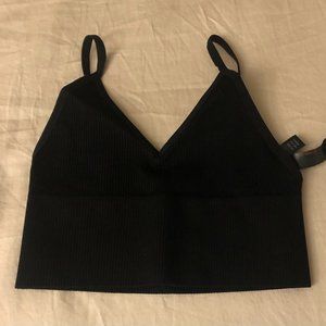Two Seamless Cross Back Bralettes